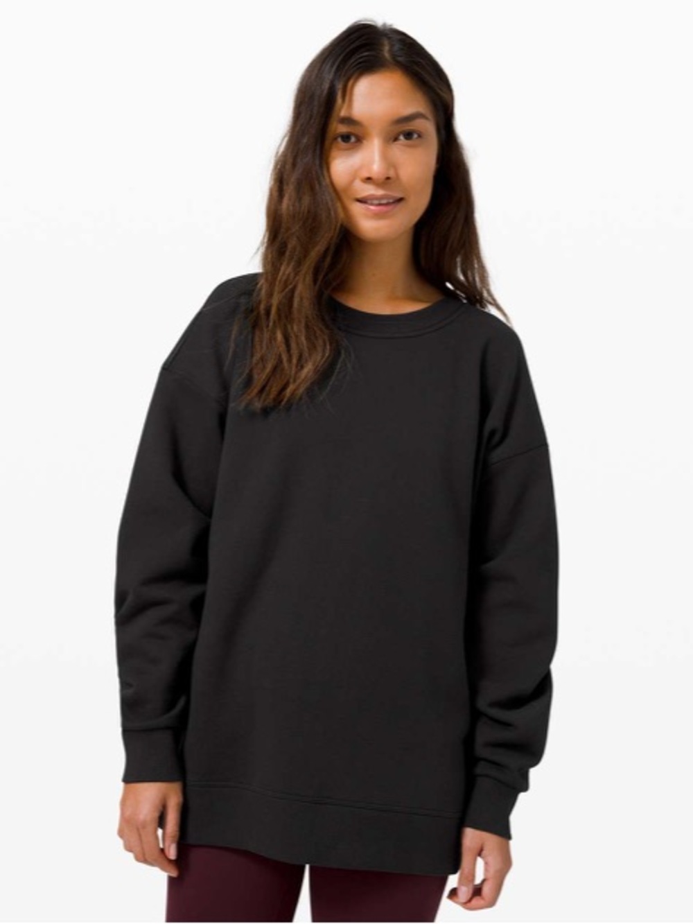 lululemon athletica Perfectly Oversized Crew Sweatshirt Size 4 Cotton Terry